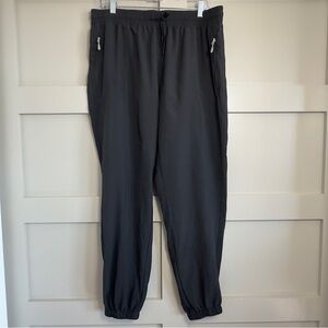 LJBJN Joggers Pants Zipper Pockets Elastic Waist Black Women’s Size XL